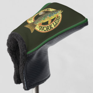Funda Para Palo De Golf Divertidas palabras de pesca para un pescador