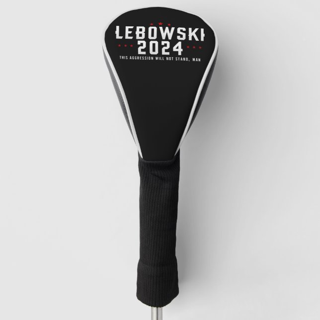 Funda Para Palo De Golf Divertido nombre político Lebowski político (Anverso)