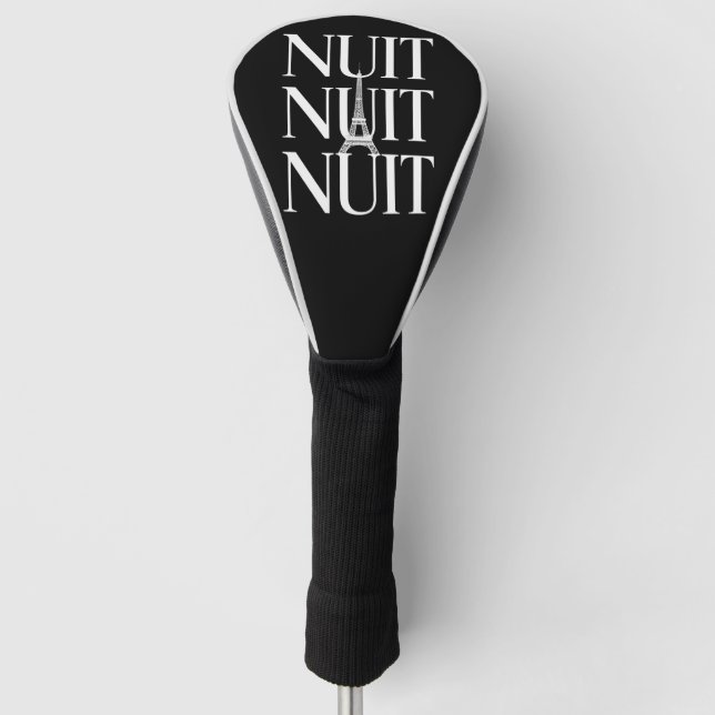 Funda Para Palo De Golf Divertido Nuit Nuit (Anverso)