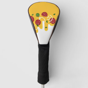 Funda Para Palo De Golf Divertido Queso de Pizza Goteante Retro Keto Fiest