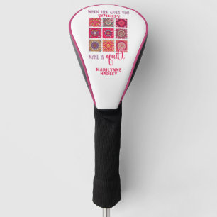 Funda Para Palo De Golf Divertido regalo para Quilters