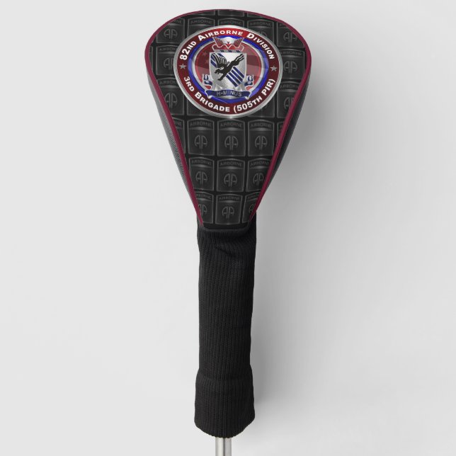Funda Para Palo De Golf División Aerotransportada 82 3ª Brigada 505 PIR (Anverso)