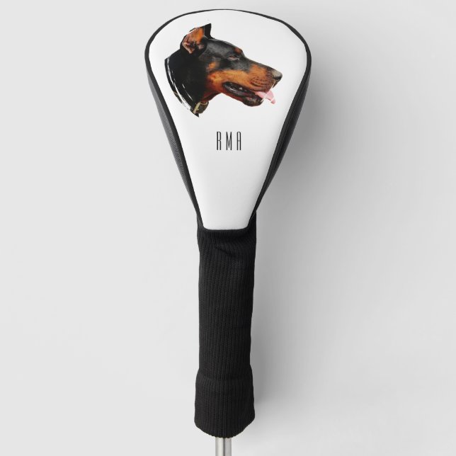 Funda Para Palo De Golf Doberman (Anverso)
