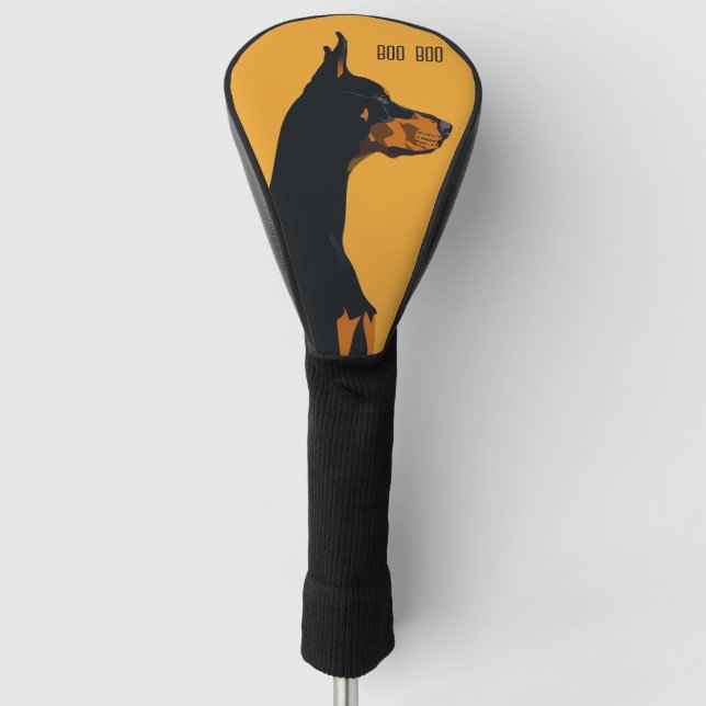 Funda Para Palo De Golf Doberman Pinscher Dog (Anverso)