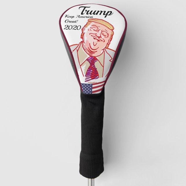Funda Para Palo De Golf Donald Trump - 2020 - Keep America Great! (Anverso)