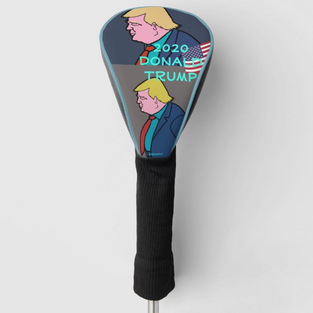 Funda Para Palo De Golf Donald Trump - 2020 -Keep America Great! (Anverso)