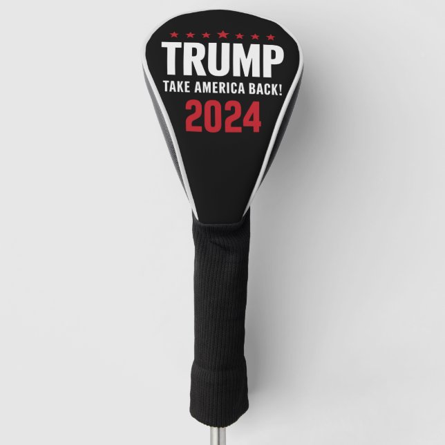 Funda Para Palo De Golf Donald Trump 2024 retrotrae a Estados Unidos a las (Anverso)