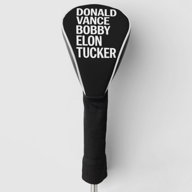 Funda Para Palo De Golf Donald Vance Bobby Elon y Tucker (Anverso)