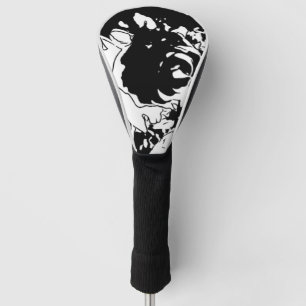 Funda Para Palo De Golf Doodle de flores