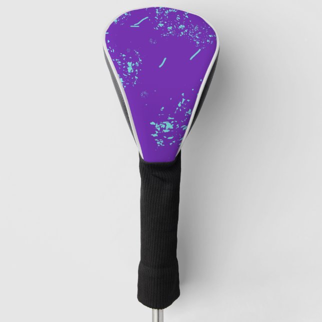 Funda Para Palo De Golf Doodles azul pálido (Anverso)