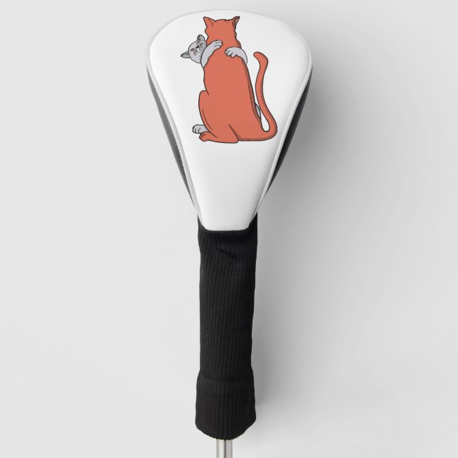 Funda Para Palo De Golf Dos Gatos Abren Amistad (Anverso)
