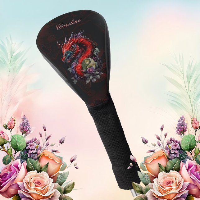 Funda Para Palo De Golf Dragón chino maravilloso (Dragon)