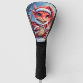 Funda Para Palo De Golf Dragón de Navidad, demasiado lindo para arrestar,