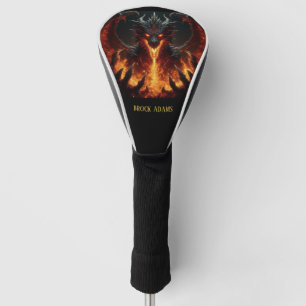Funda Para Palo De Golf Dragón respirador de incendios