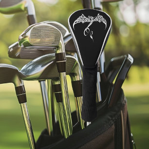 Funda Para Palo De Golf Dragón Tribal Celta Entrelazado Negro Blanco Fanta
