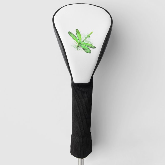 Funda Para Palo De Golf Dragón verde (Anverso)