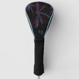 Funda Para Palo De Golf Dragonfly púrpura bonito
