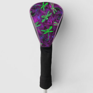 Funda Para Palo De Golf Dragonismo verde anime en morado