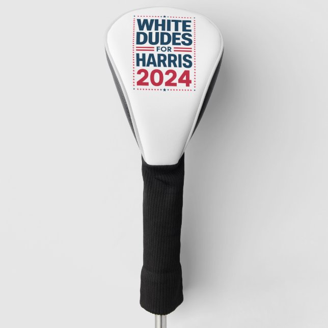Funda Para Palo De Golf Dudas Blancas Para Harris-2024 (Anverso)