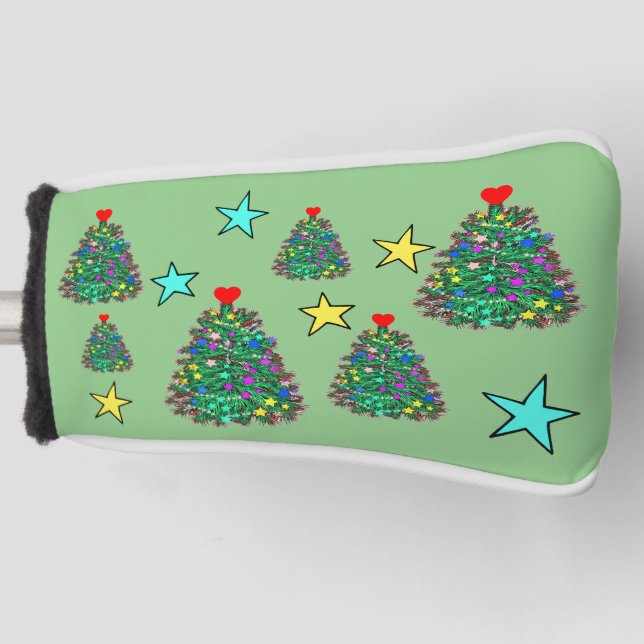 Funda Para Palo De Golf Dulce árbol de Navidad  (Anverso)