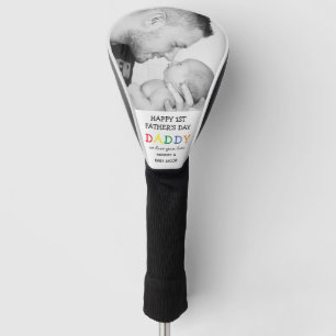 Funda Para Palo De Golf Dulce foto del primer día del padre para papá