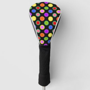 Funda Para Palo De Golf Dulces Frutas Coloridas Lunares Sobredimensionados