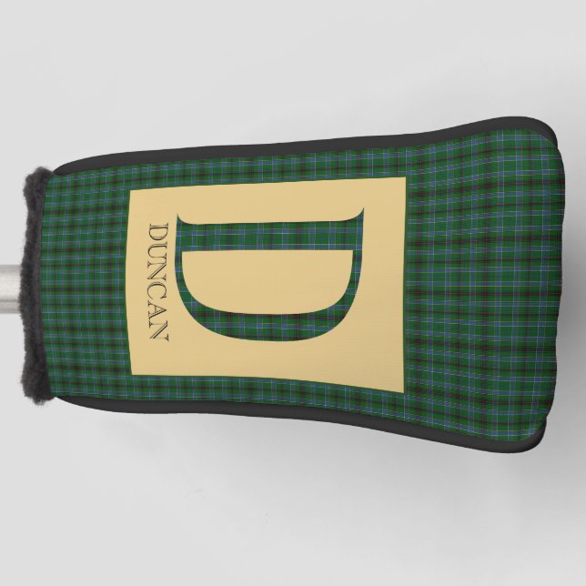 Funda Para Palo De Golf Duncan Tartan Monogram D (Anverso)