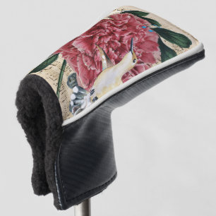Funda Para Palo De Golf Dúo de los colibríes