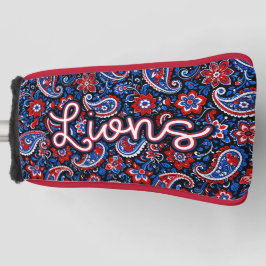 Funda Para Palo De Golf Durant Lions Golf - Blue paisley floral