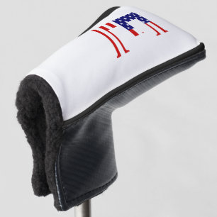 Funda Para Palo De Golf E Monograma sobrepuesto en el pcnt de la bandera d