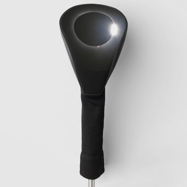 Funda Para Palo De Golf Eclipse solar total 8 de abril de 2024 (Anverso)
