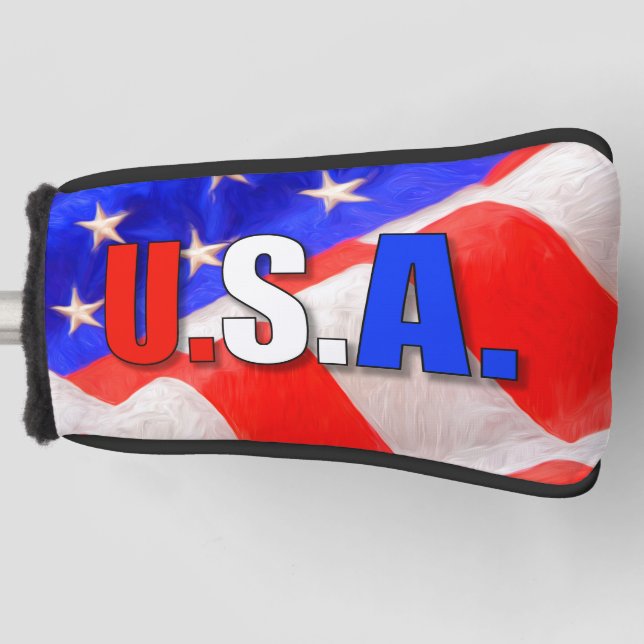 FUNDA PARA PALO DE GOLF EE.UU. (Anverso)