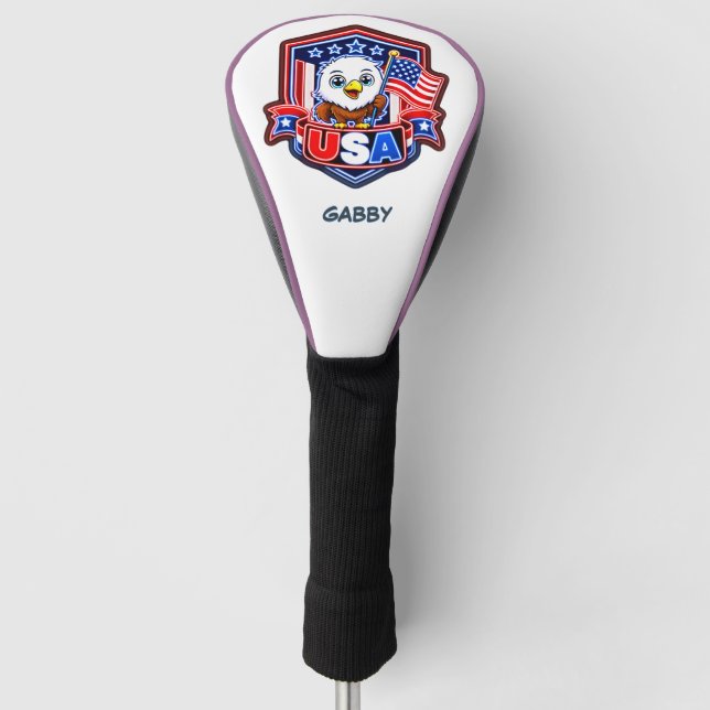 FUNDA PARA PALO DE GOLF EE. UU. (Anverso)