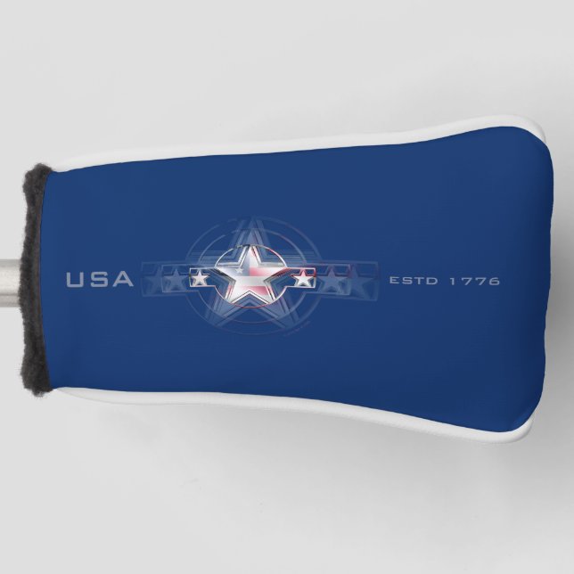 Funda Para Palo De Golf EEUU Estd. 1776 (Anverso)
