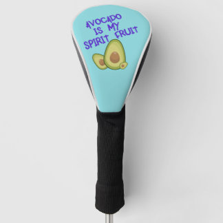 Funda Para Palo De Golf El aguacate es mi fruta espiritual con la tipograf