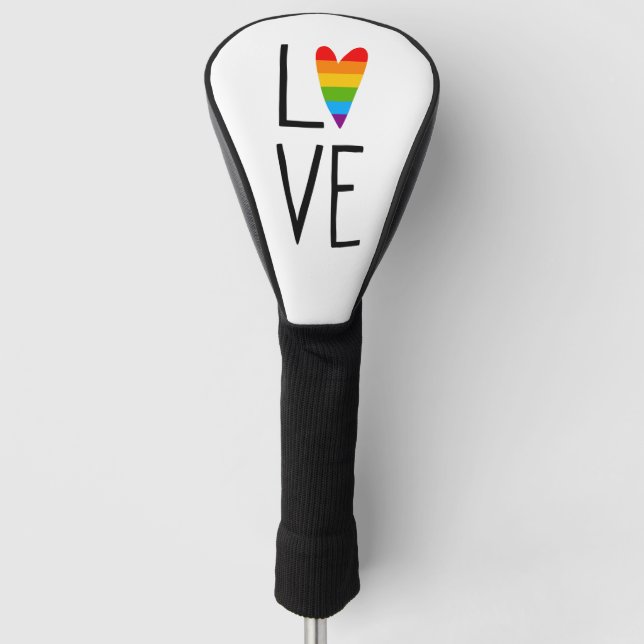 Funda Para Palo De Golf El amor arcoiris (Anverso)