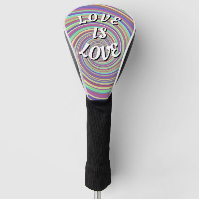 Funda Para Palo De Golf El Amor Es Orgullo Pride (Anverso)