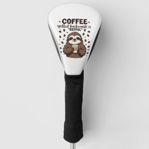 Funda Para Palo De Golf El café espelado hacia atrás es eeffoC Caffeine Sl