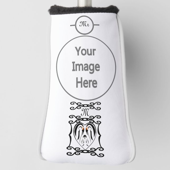 Funda Para Palo De Golf El emperador Penguin Forever Love Birds (Girar 90)