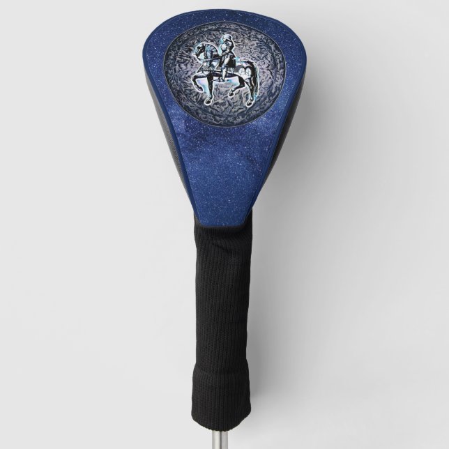 Funda Para Palo De Golf El escudo medieval caballero  (Anverso)