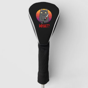 Funda Para Palo De Golf El extraño gato asesino inocente asustado