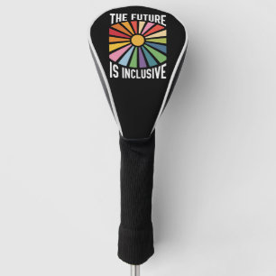Funda Para Palo De Golf El Futuro es Inclusivo Arcoíris Orgullo Derechos T
