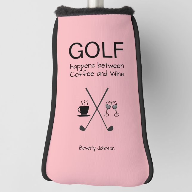 Funda Para Palo De Golf El golf divertido ocurre personalizado (Girar 90)