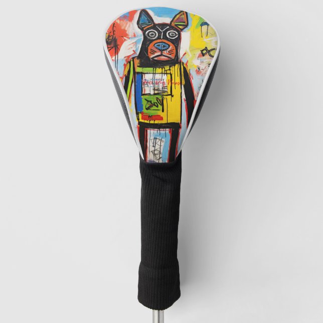 Funda Para Palo De Golf El graffiti de perro de Boxer 03 - Leonardo Abbacc (Anverso)