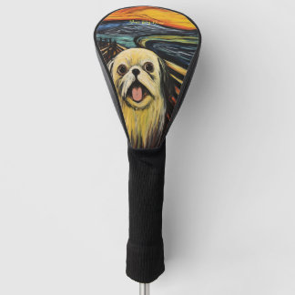 Funda Para Palo De Golf El grito - Perro Shih Tzu 002 - Pall Munch