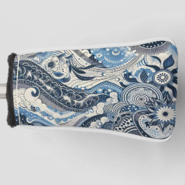Funda Para Palo De Golf El Home Studio Indigo Bloom