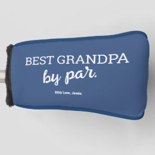 Funda Para Palo De Golf El mejor abuelo azul por Personalizado de tipograf