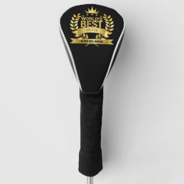 Funda Para Palo De Golf El mejor golfer negro y oro del mundo 5 estrellas