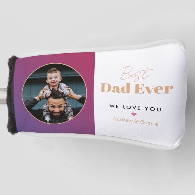 Funda Para Palo De Golf El mejor padre de la historia (Anverso)
