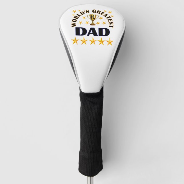 Funda Para Palo De Golf El mejor papá del mundo (Anverso)